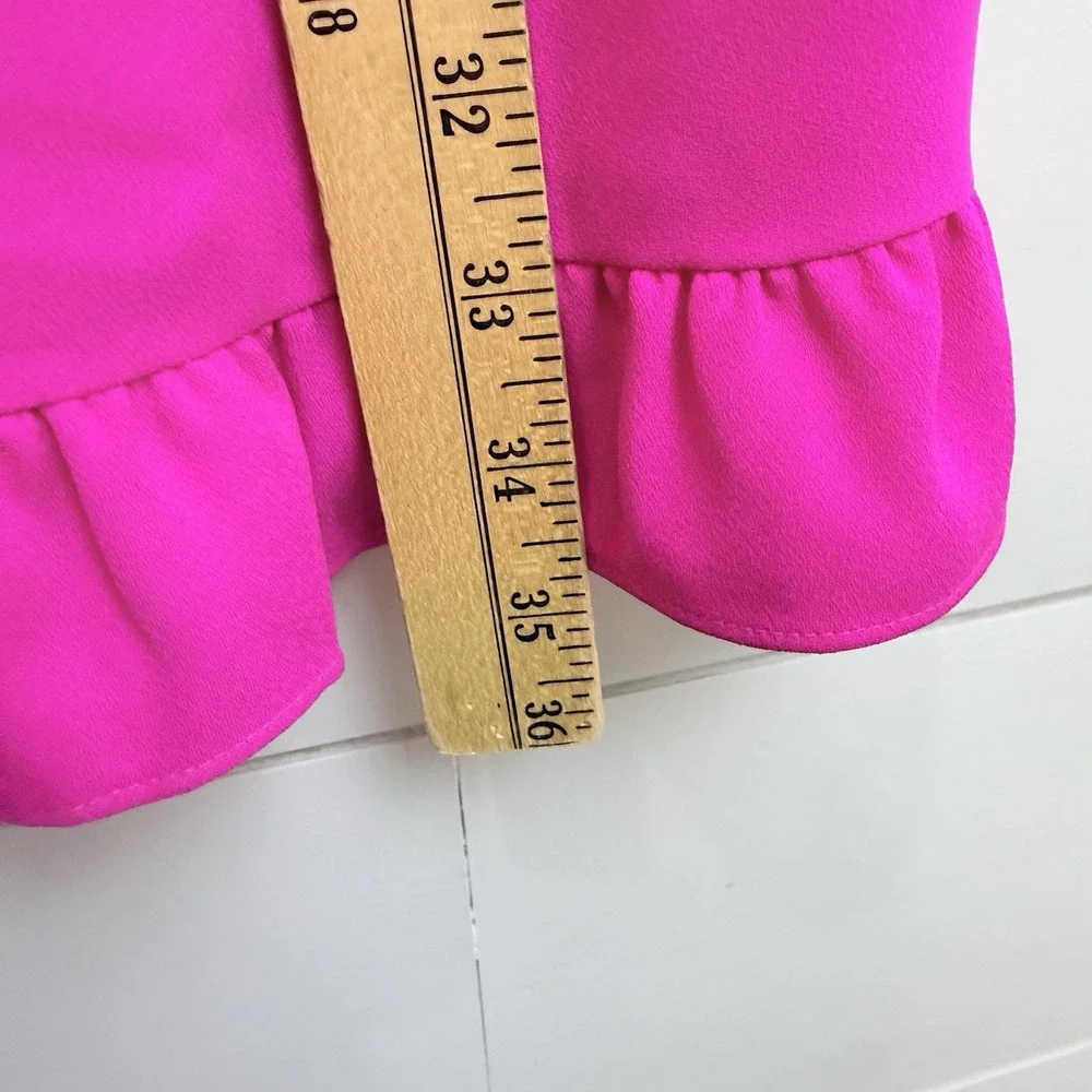 Kate Spade Scenic Route Ruffle Mini Dress Women‎ 4 Boganvilea